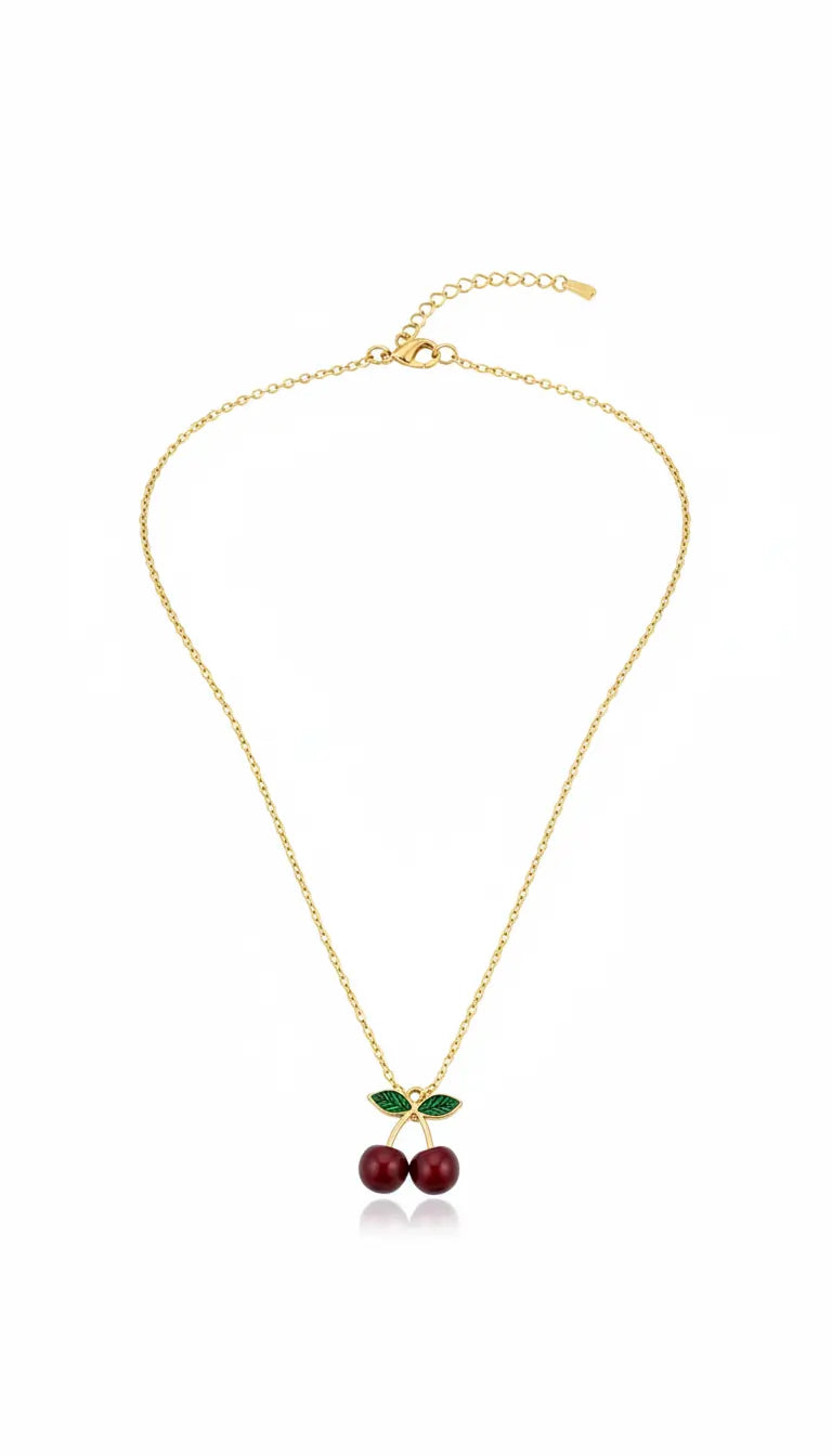 Cherry Gold Necklace