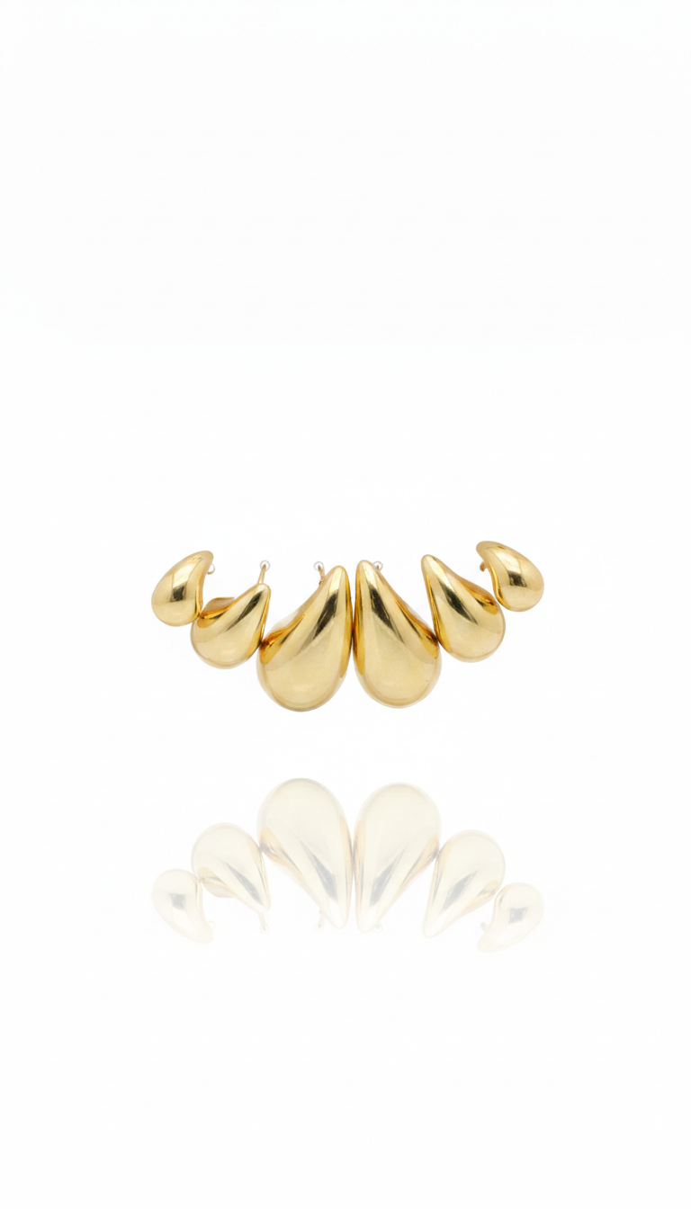 Tear Drop Earrings Set