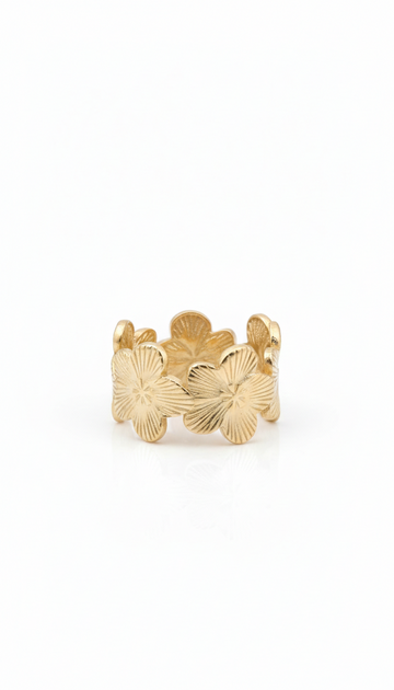 Flower Chunky Ring