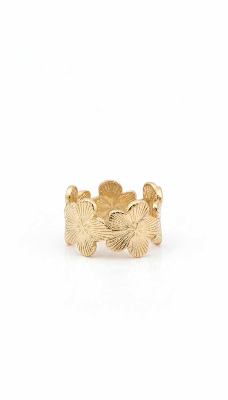Flower Chunky Ring