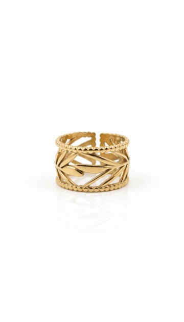 Leaves Chunky Ring