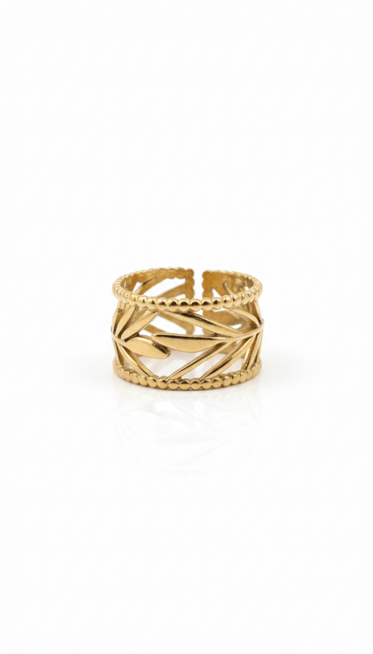 Leaves Chunky Ring