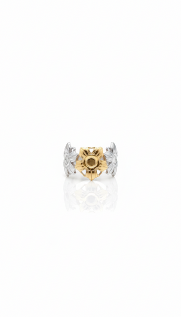 Sun Mixed Chunky Ring