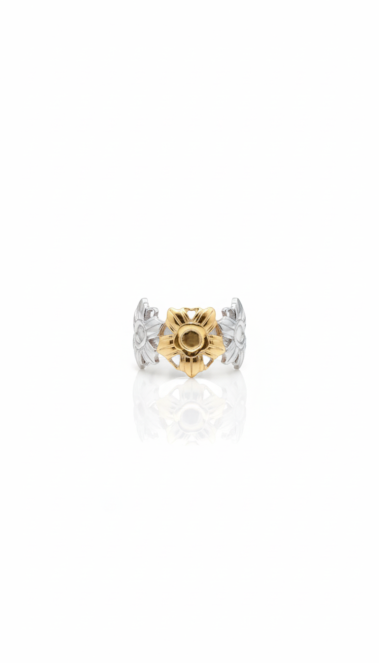 Sun Mixed Chunky Ring