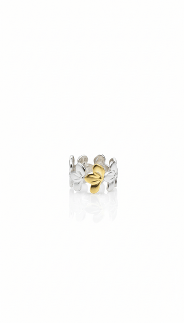Flowers Mixed Chunky Ring