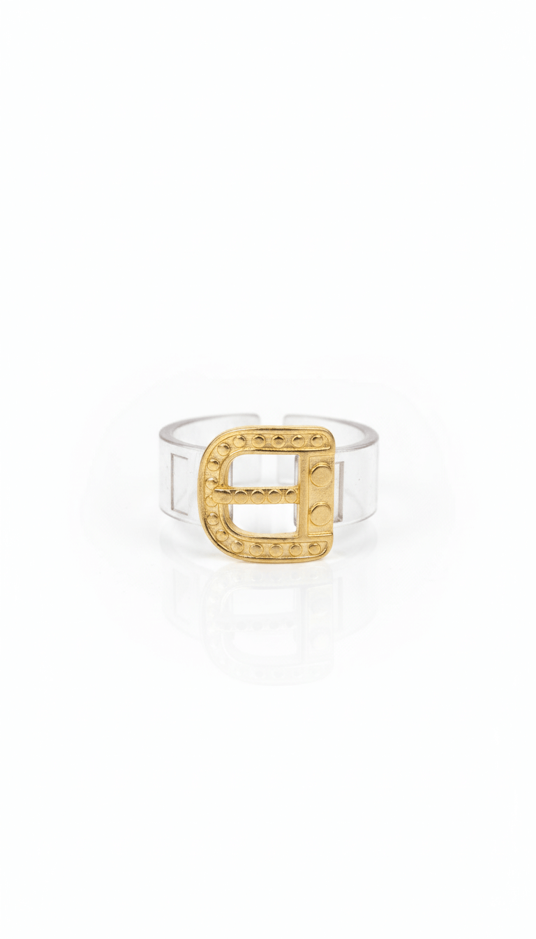 Belt Mixed Chunky Ring
