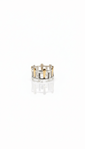 Fence 2.0 Mixed Chunky Ring
