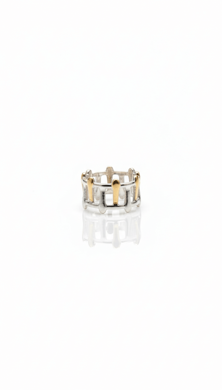 Fence 2.0 Mixed Chunky Ring