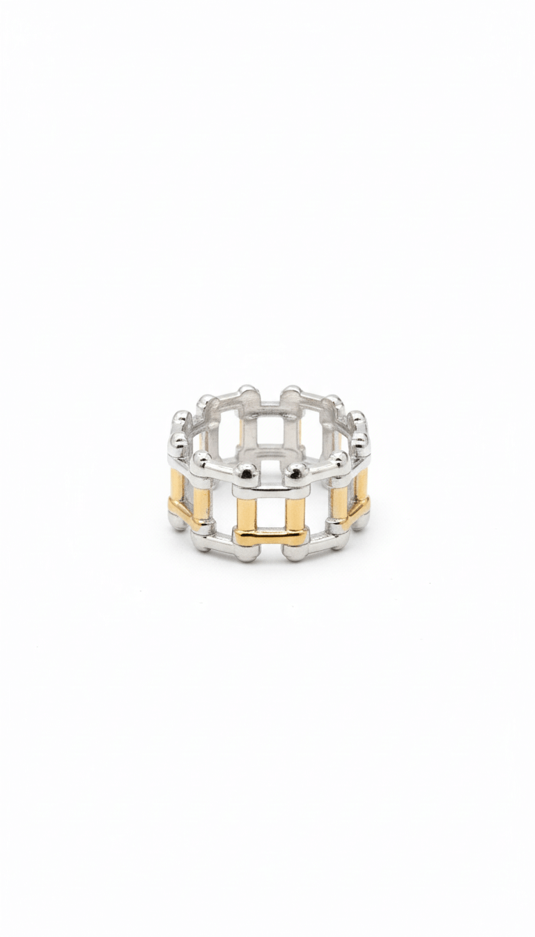 Fence Mixed Chunky Ring