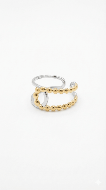 Intersected Mixed Chunky Ring