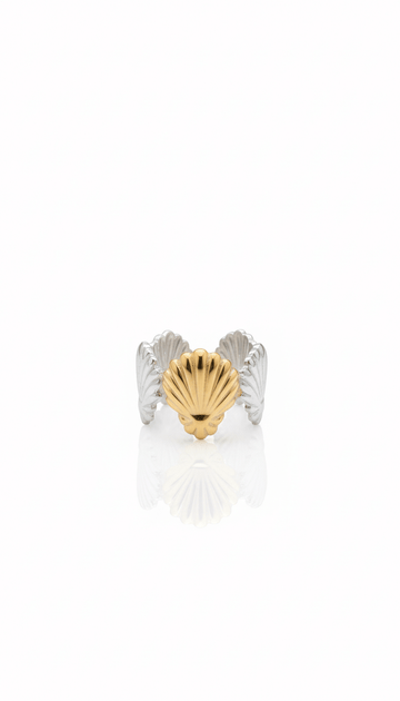 Seashell 3.0 Mixed Chunky Ring