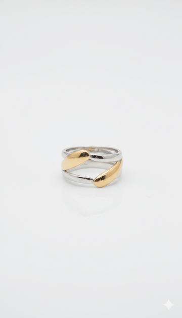 Life Mixed Chunky Ring