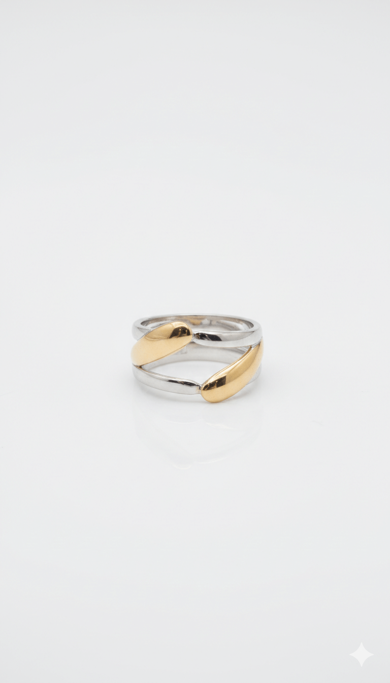 Life Mixed Chunky Ring