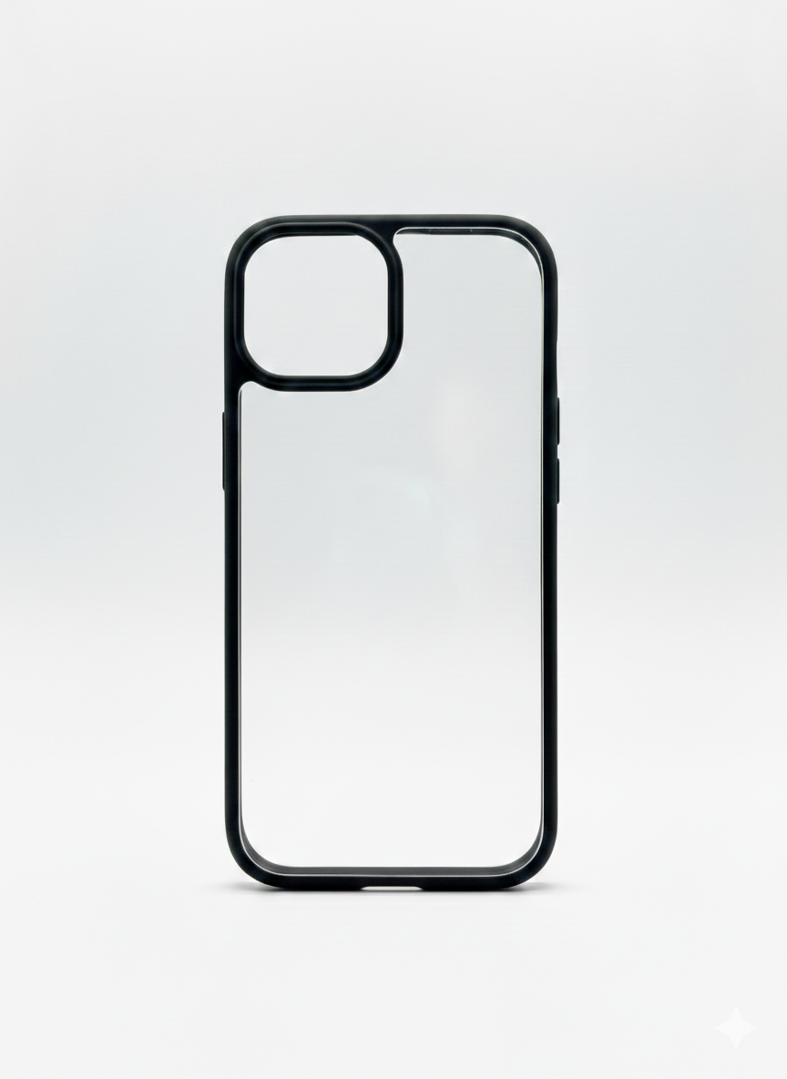 Black Transparent Cover IPhone15