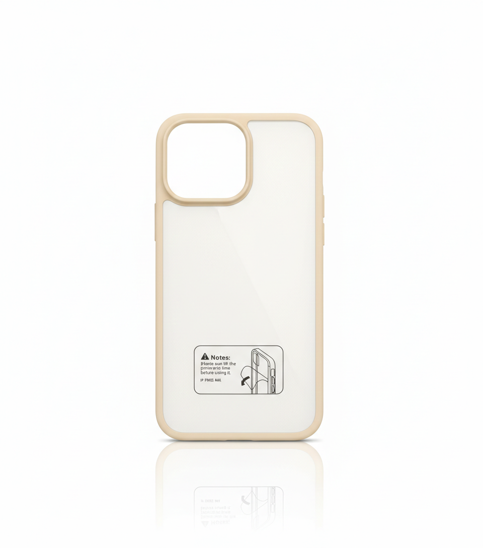 Desert Transparent Cover IPhone 15 Pro