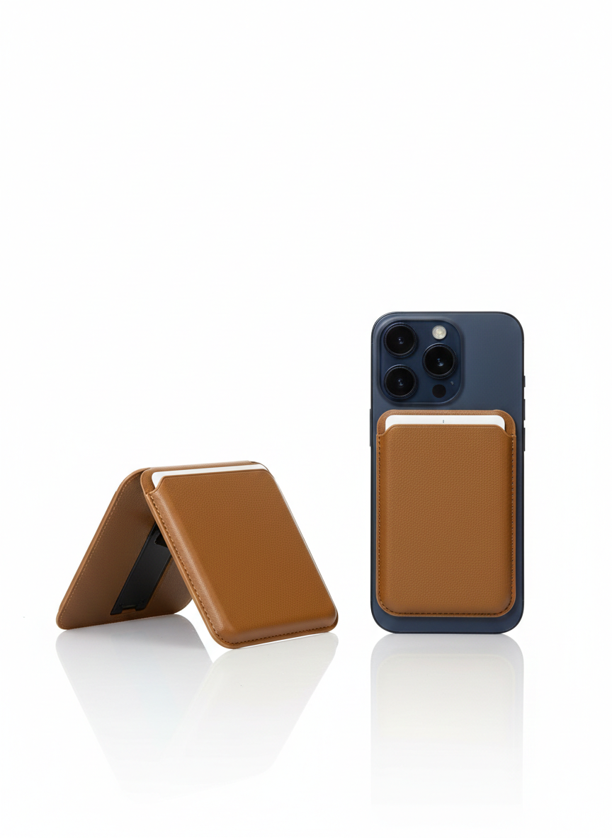 Havan Magnetic Leather Cardholder