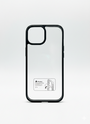 Black Transparent Cover IPhone15