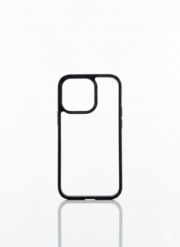 Black Transparent Cover IPhone15 Pro