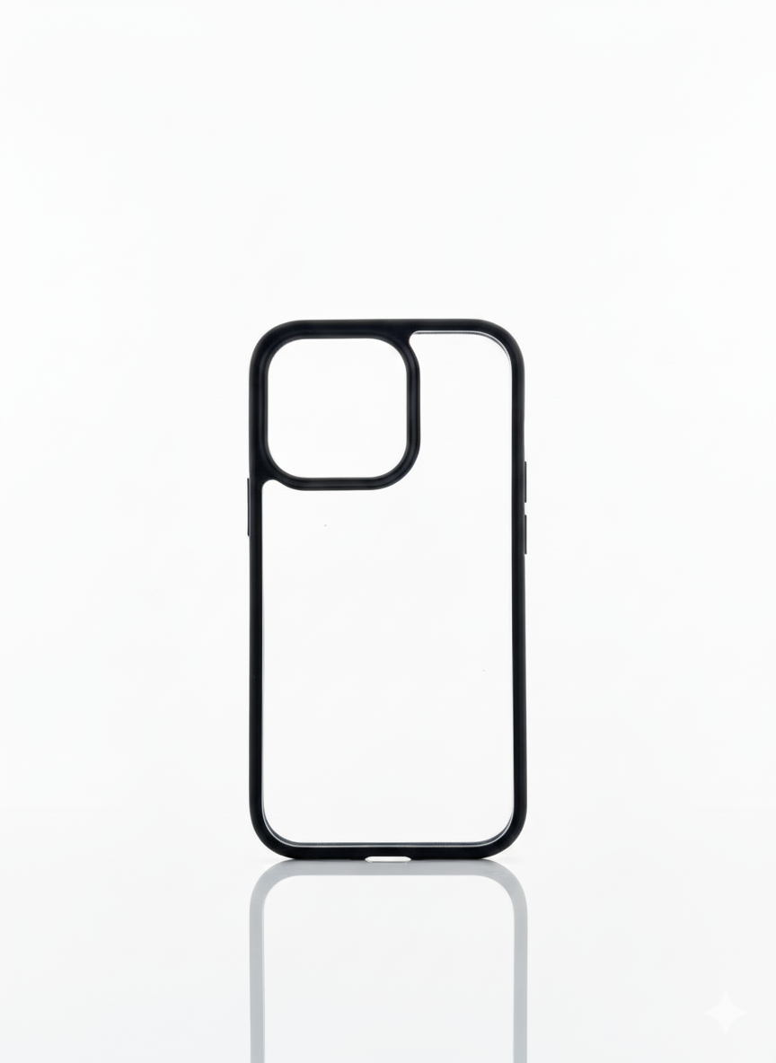 Black Transparent Cover IPhone15 Pro