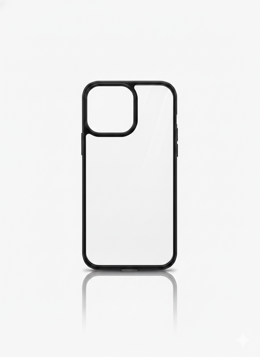 Black Transparent Cover IPhone15 Pro Max