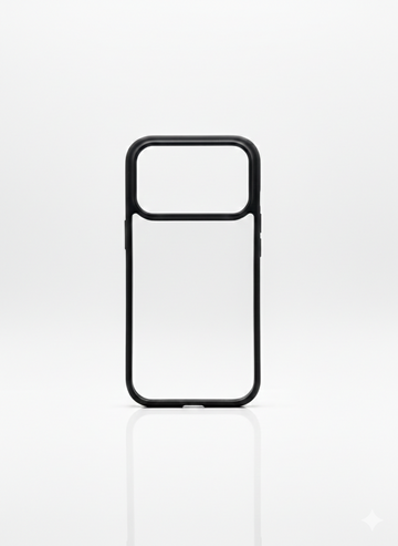 Black Transparent Cover IPhone17 Pro