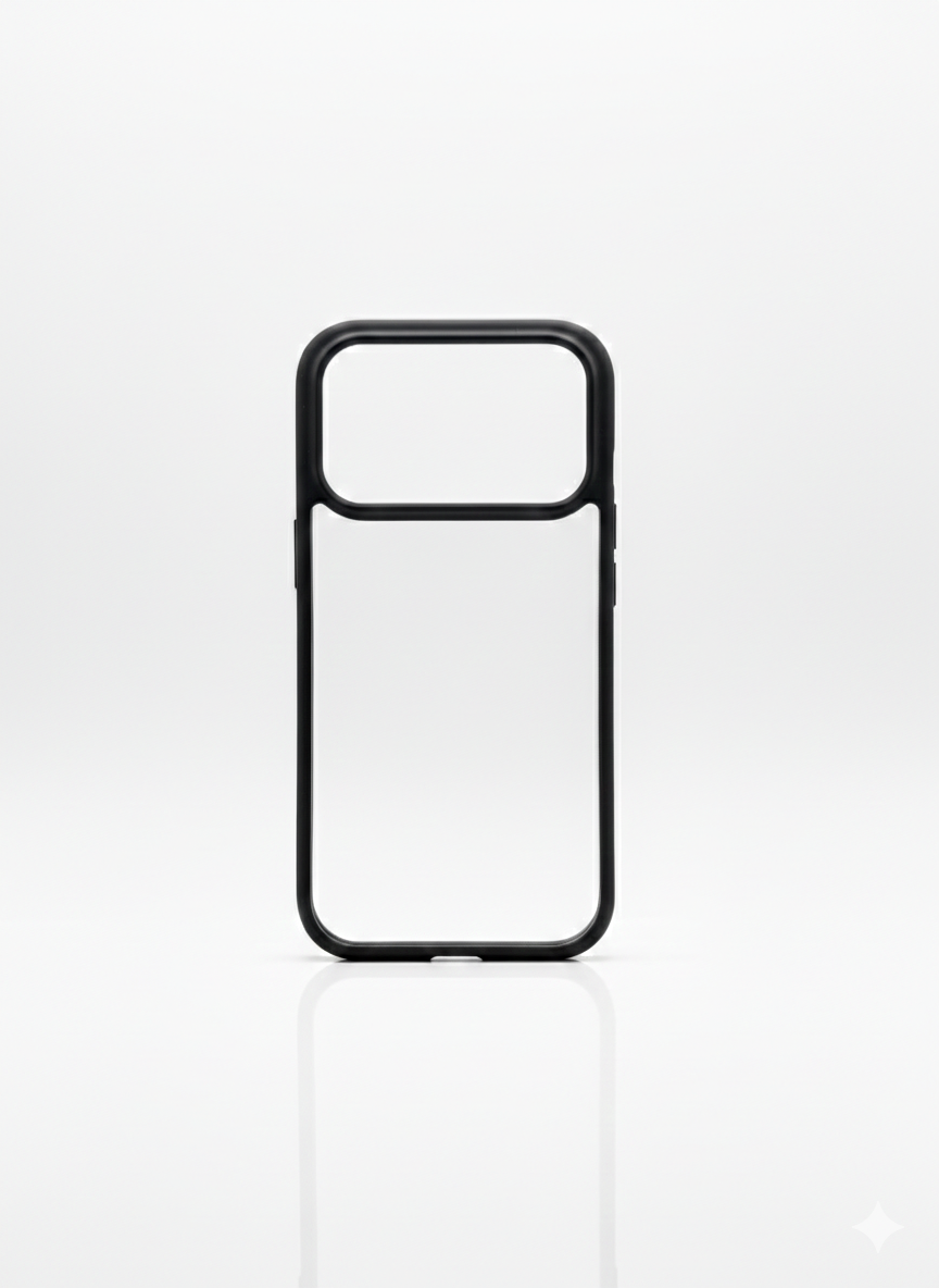 Black Transparent Cover IPhone17 Pro
